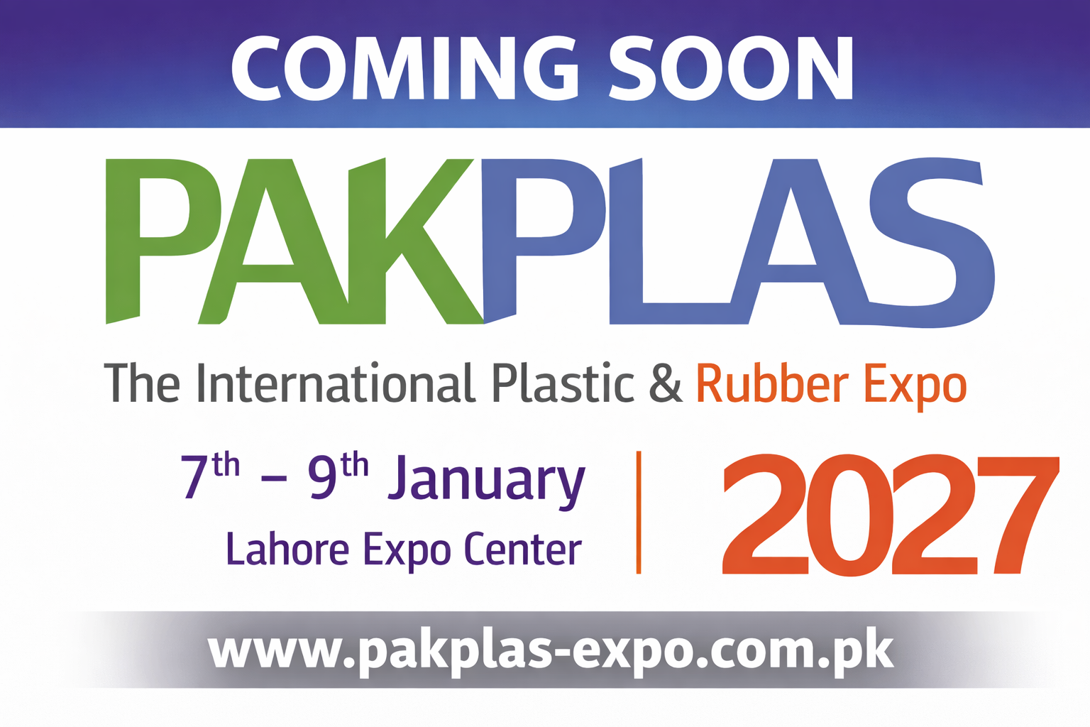 PAKPLAS Expo 2027 Coming Soon